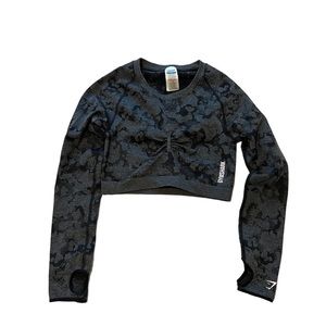 Gymshark camo long sleeve